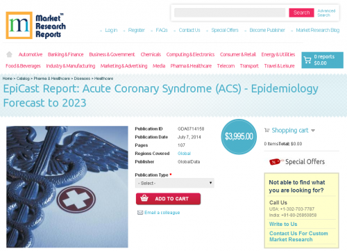 Acute Coronary Syndrome Epidemiology Forecast to 2023'