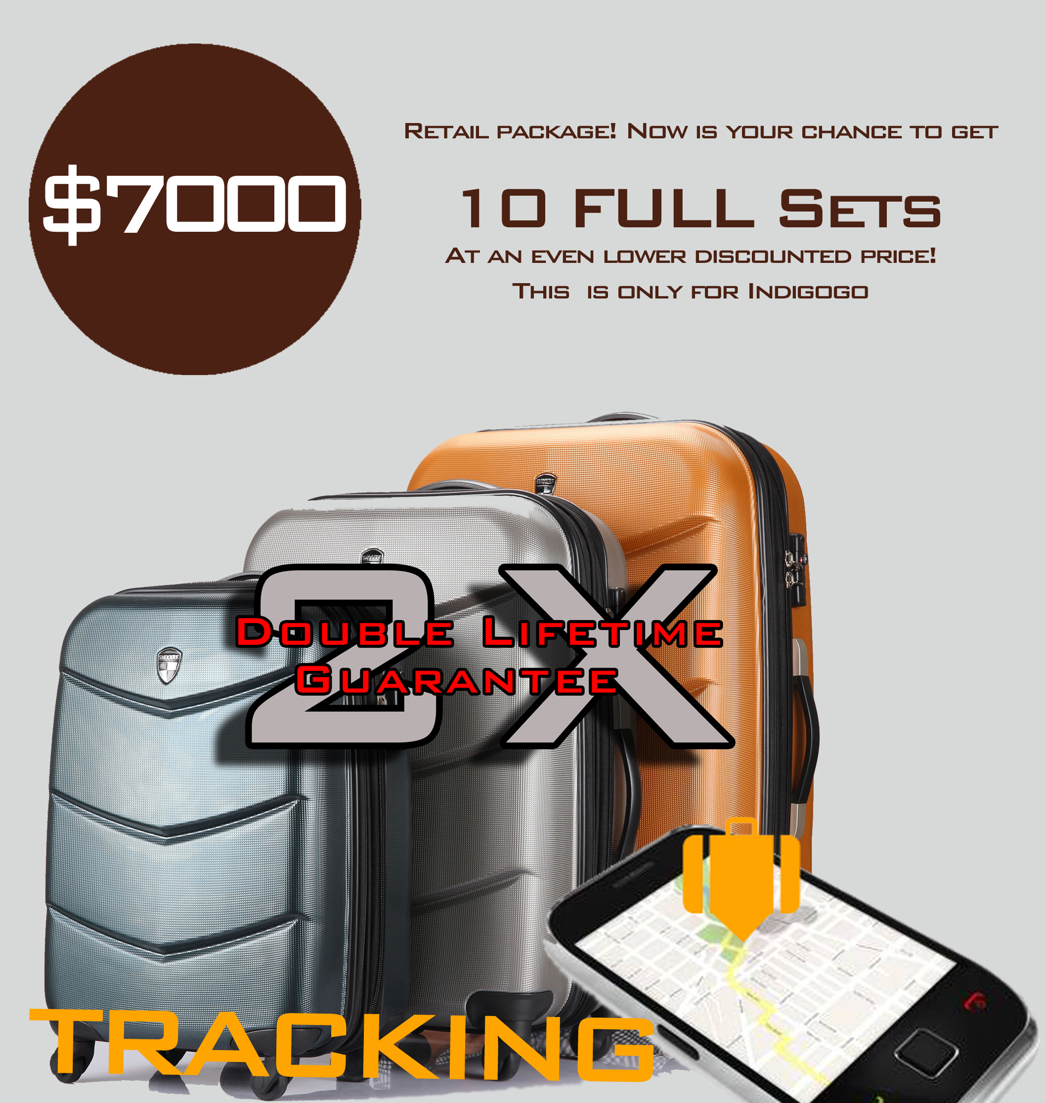 Michael Konas World's Only Luggage Track with Smartphon'