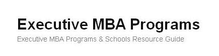 Executive MBA Programs'