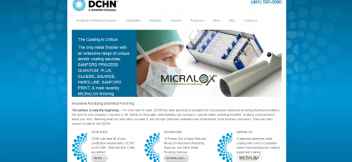 Grant Marketing Redesigns Corporate Website of DCHN.'