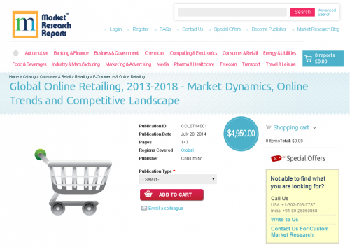 Global Online Retailing, 2013-2018 - Market Dynamics'