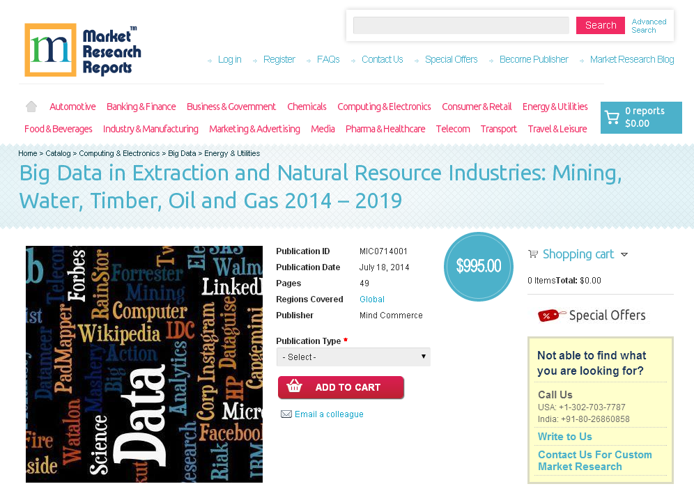 Big Data in Extraction and Natural Resource Industries'