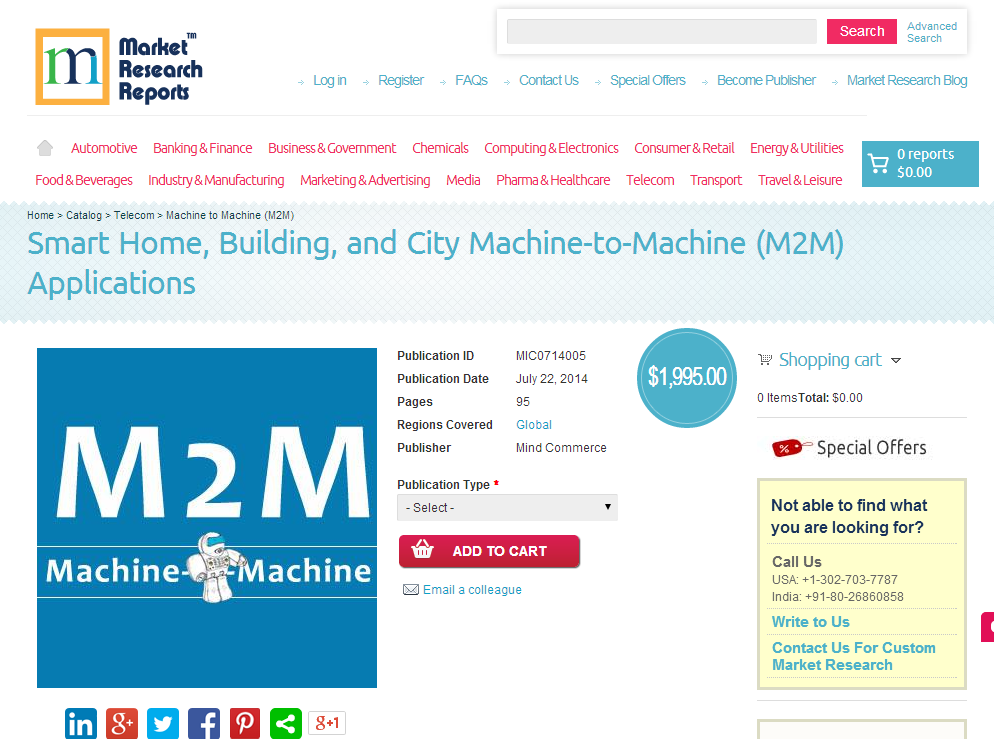 Smart Home, Building, and City Machine-to-Machine (M2M)'