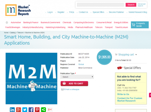 Smart Home, Building, and City Machine-to-Machine (M2M)'