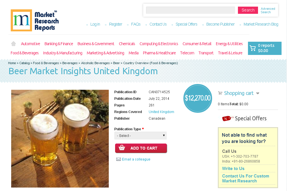 Beer Market Insights United Kingdom'