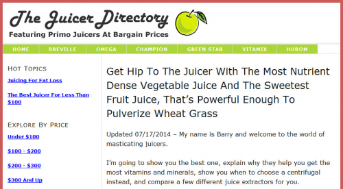 The Juicer Directory'