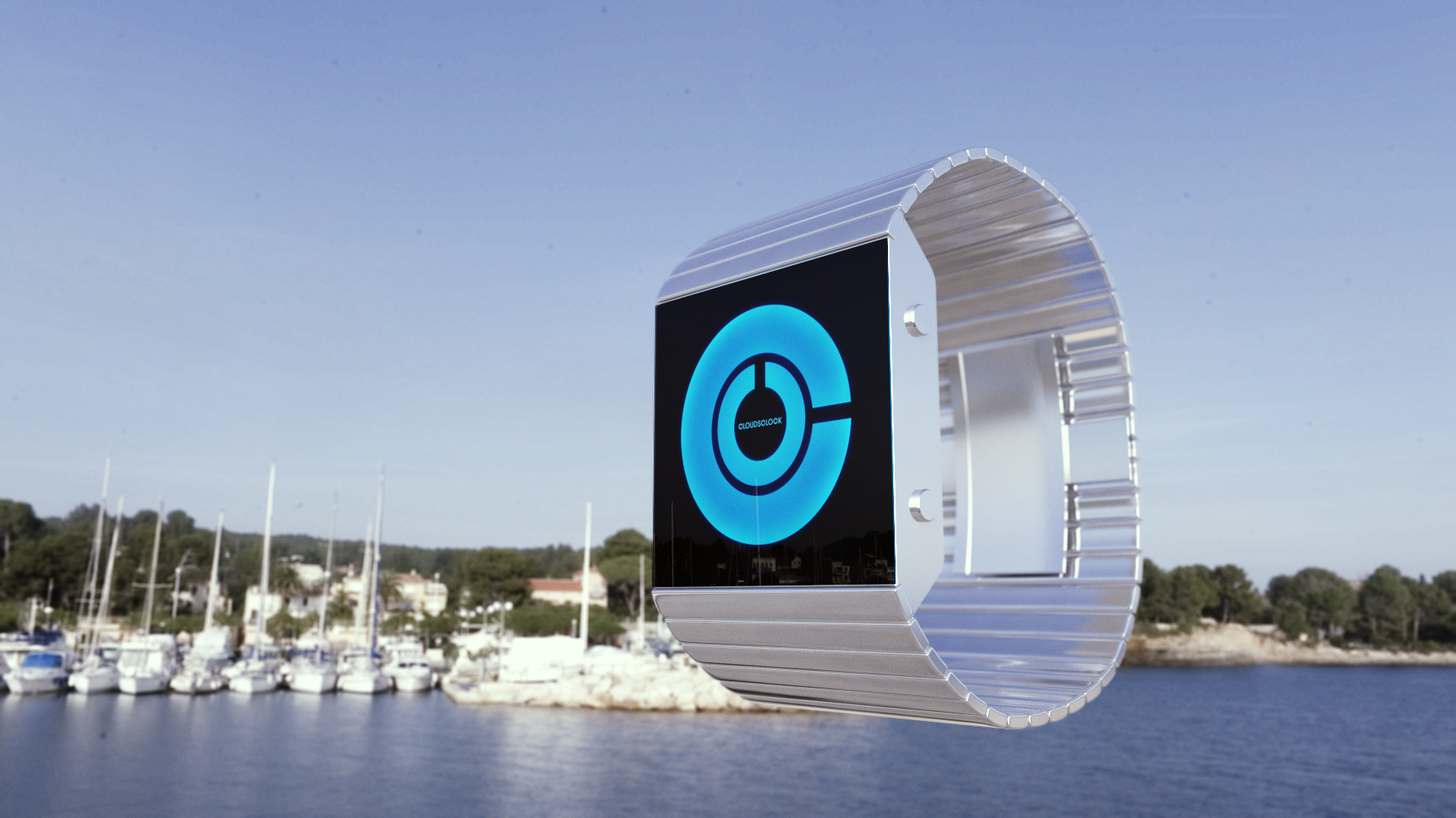 Cloudsclock Cloud Workstation within a Clock