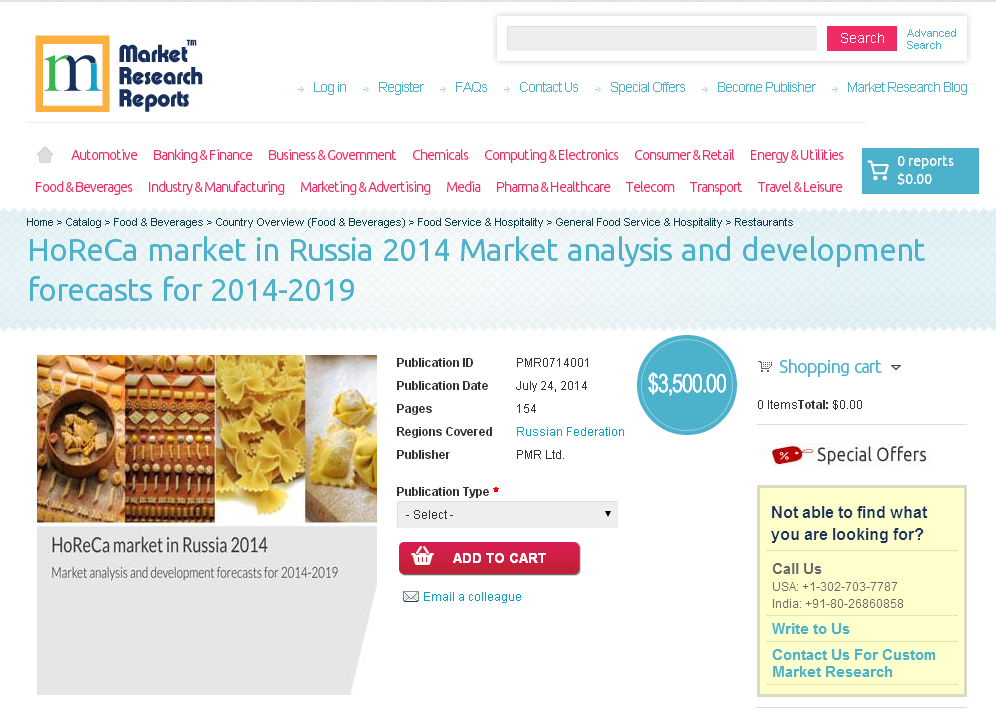 HoReCa market in Russia 2014'
