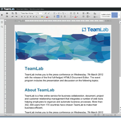 TeamLab Document Editor