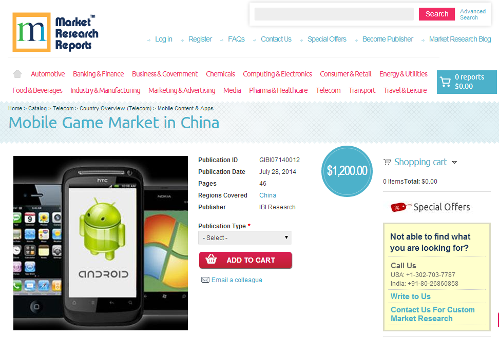 Mobile Game Market in China'