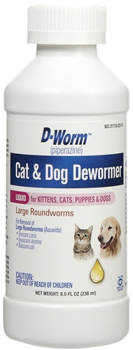D-Worm Liquid for Kittens &amp;amp; Cats, Puppies &amp;amp;'