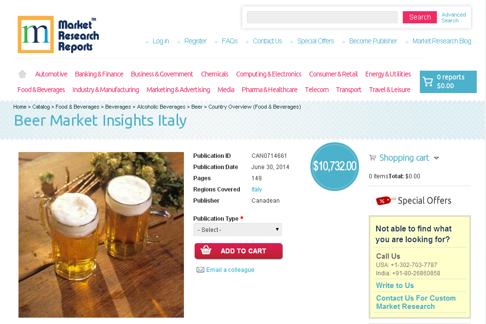 Beer Market Insights Italy'