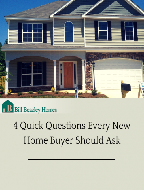 4 New Home Buyer Questions You Should Ask'