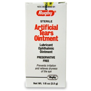 Artificial Tears Lubricant Eye Ointment- 1/8 oz'
