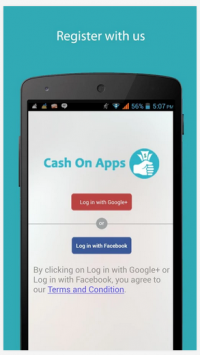 Cash On Apps - Screen1