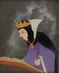 The Evil Queen production cel from Snow White