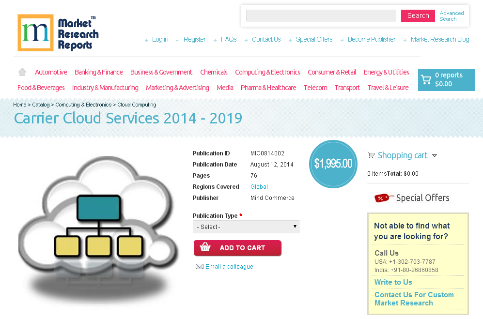 Carrier Cloud Services 2014 - 2019'