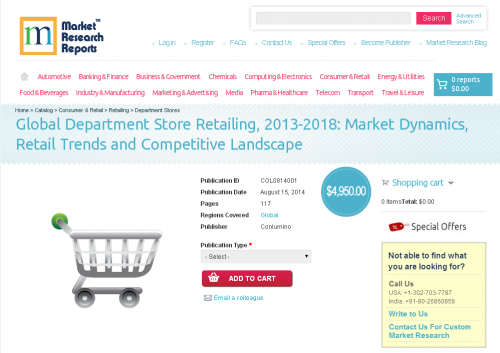 Global Department Store Retailing 2013-2018'