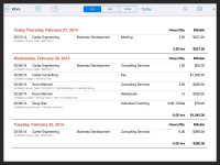 Workbox Software tracks charges - Screenshot