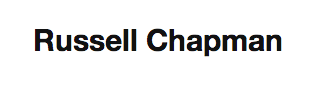 Russell Chapman Logo