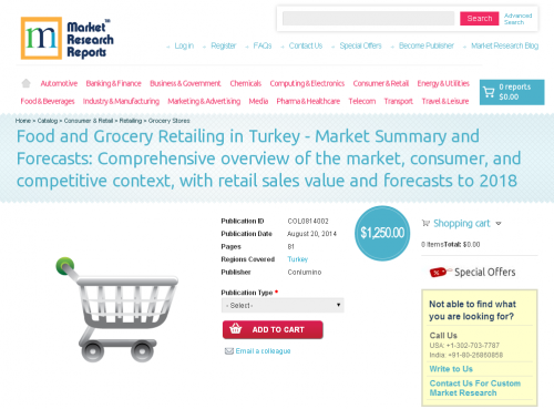 Food and Grocery Retailing in Turkey'