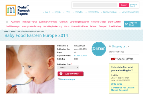 Baby Food Eastern Europe 2014'