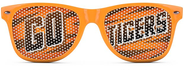 Go Tigers glasses'