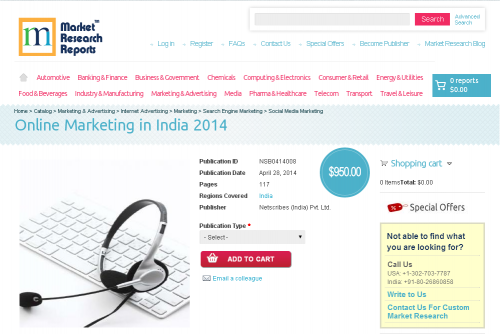 Online Marketing in India 2014'