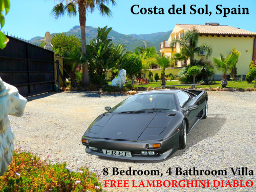 Free Lamborghini Diablo: 8 Bedroom Property for sale in Spai'