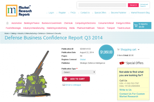 Defense Business Confidence Report Q3 2014'