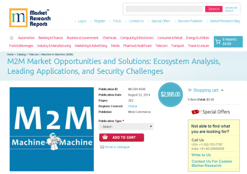 Upto 50% Discounts on Latest M2M Market Research Reports'
