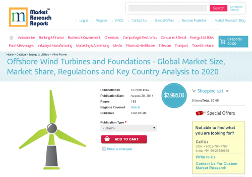 Offshore Wind Turbines and Foundations - Global Market'