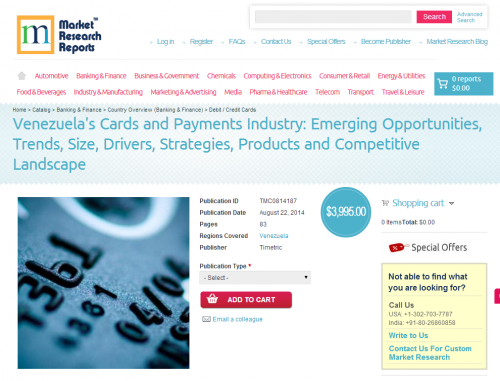 Venezuela Cards and Payments Industry: Emerging Opportunitie'
