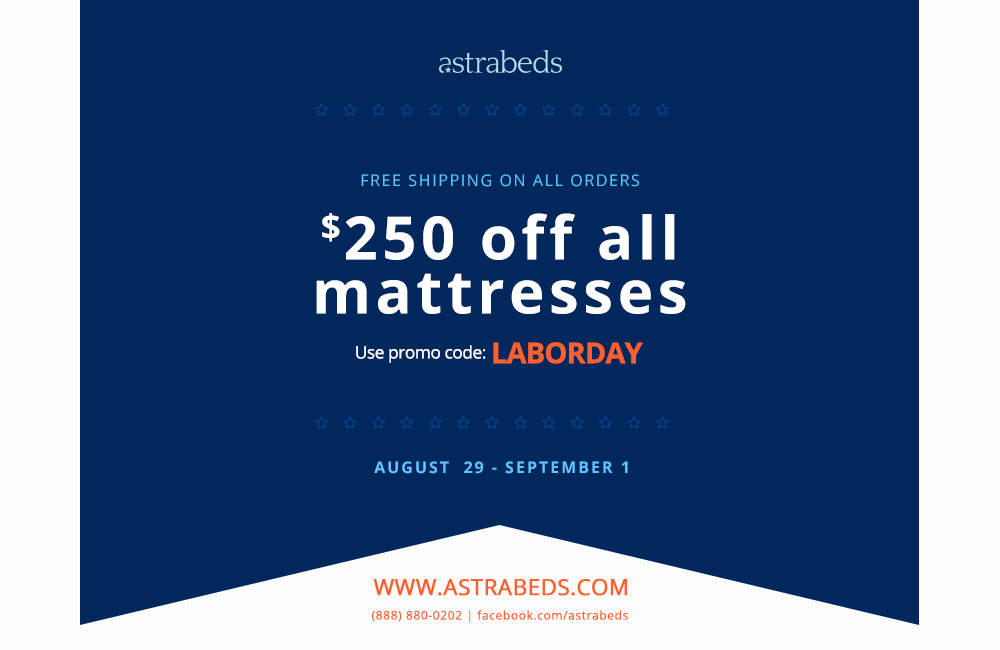 Astrabeds Natural Latex Mattresses 2014 Labor Day Sale