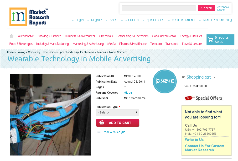 Wearable Technology in Mobile Advertising'