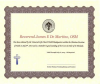 Ordination Certificate'
