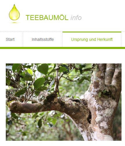 TeeBaumOel Information'
