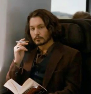 johnny depp smoking e cigarette'