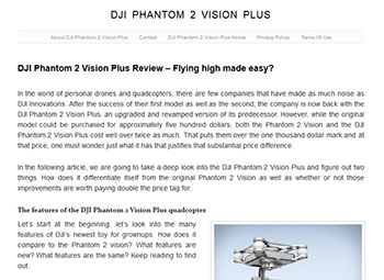dji phantom 2 vision plus'