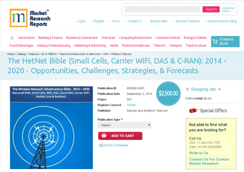 HetNet Bible (Small Cells, Carrier WiFi, DAS &amp;amp; C-RAN'