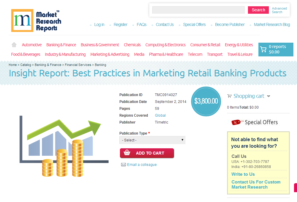Best Practices in Marketing Retail Banking Products'