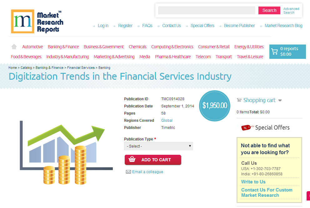 Digitization Trends in the Financial Services Industry'