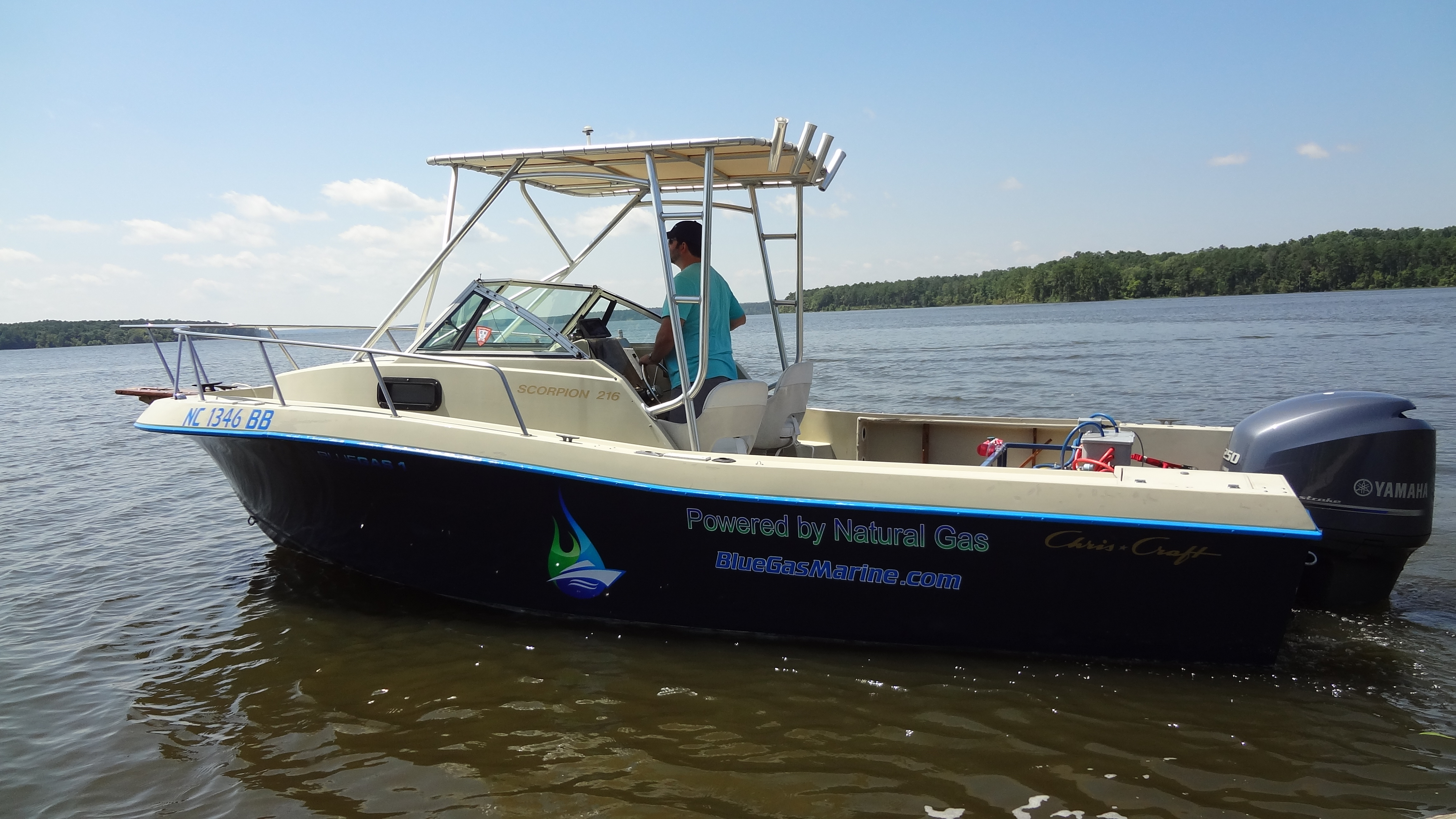 Blue Gas Marine Natural Gas Boat BlueGas1'