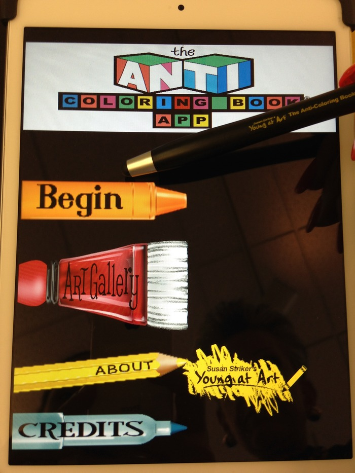 Anti-Coloring Book App