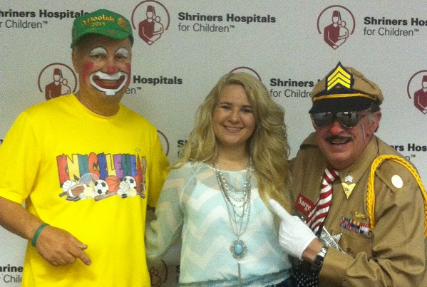 Josey Milner With Shriner's Clowns'