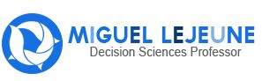 Migule Lejeune Tenure Associate Decision Sciences Professor'