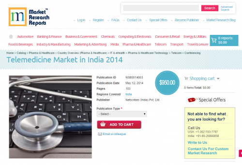 Telemedicine Market in India 2014'