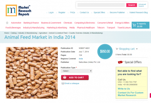 Animal Feed Market in India 2014'