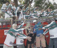 Ciccio Hangs With Gator Fans