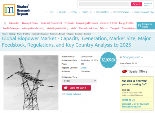 Global Biopower Market - Capacity, Generation, Market Size'